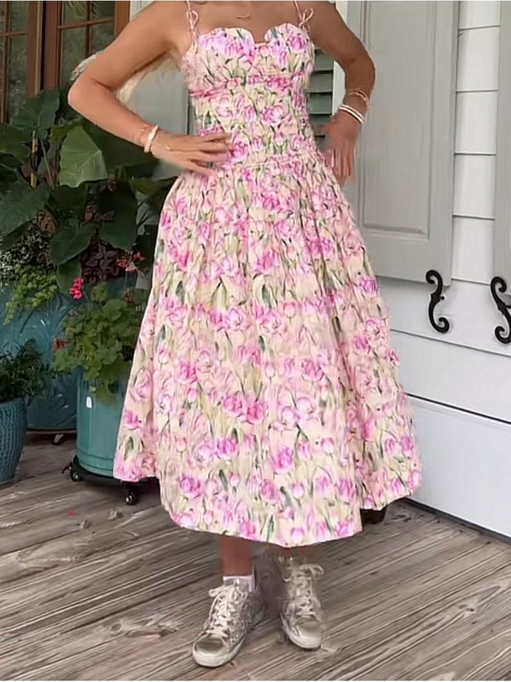 En Saison Arya Floral Midi Dress - Picture 6 of 9
